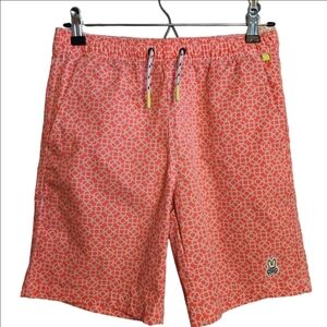 PSYCHO BUNNY BOY'S SWIM TRUNKS SIZE 14/16 EUC